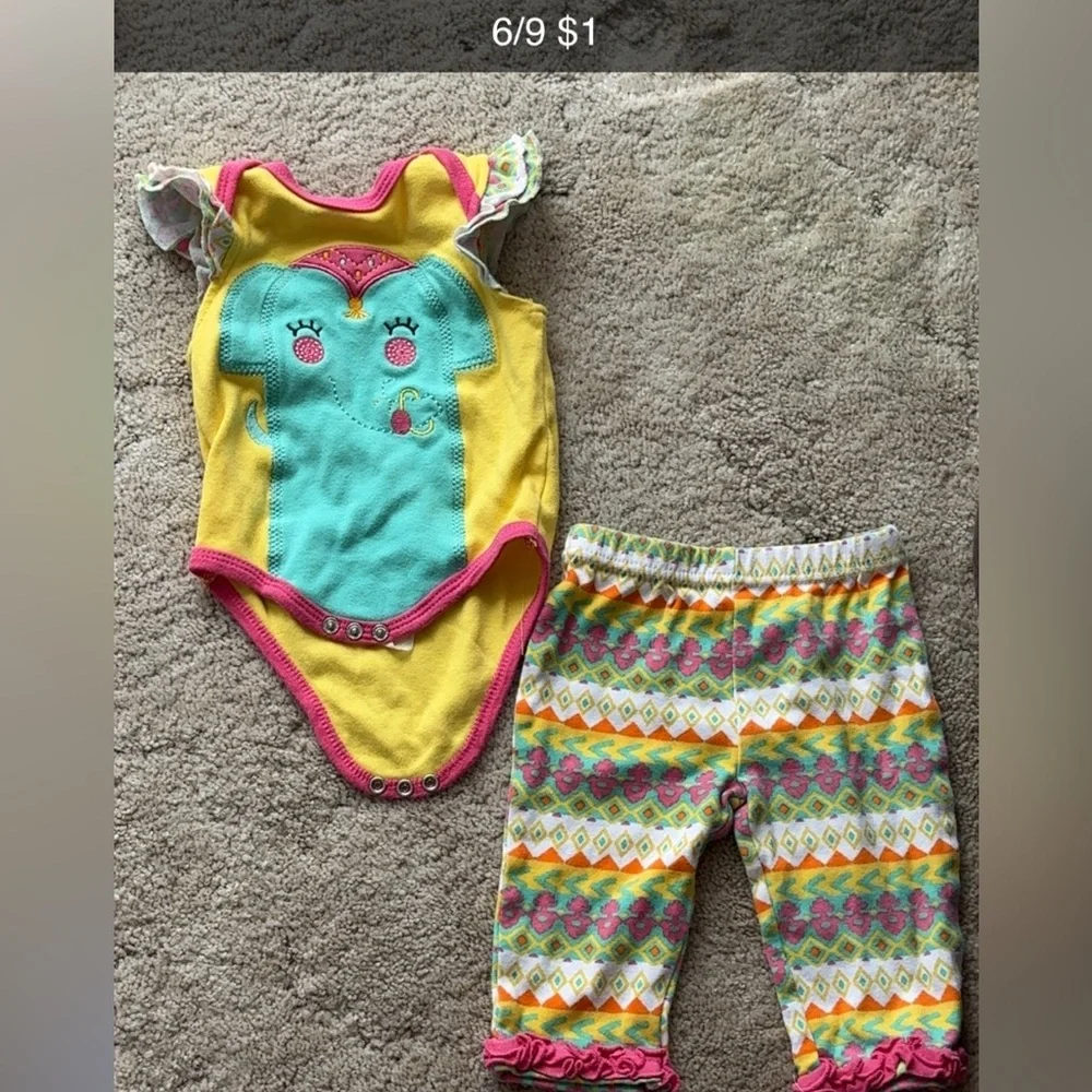16 pieces, 6/9 month baby girl lot